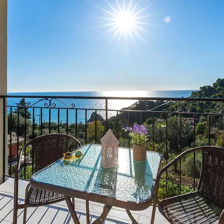Apartment And With Swimming Pool And Sea View In Beach, Corfu