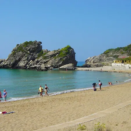 And With Swimming Pool And Sea View In Beach, Corfu Pelekas