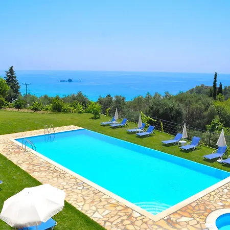 And With Swimming Pool And Sea View In Beach, Corfu Pelekas