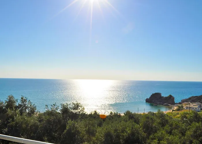 And With Swimming Pool And Sea View In Beach, Corfu