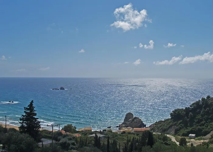 Appartement And With Swimming Pool And Sea View In Beach, Corfu