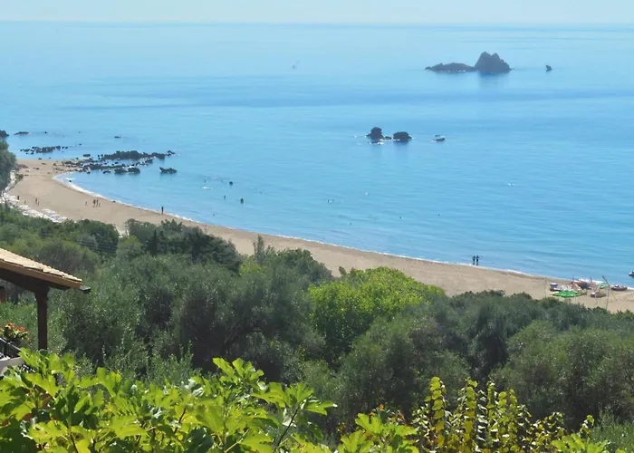 And With Swimming Pool And Sea View In Beach, Corfu